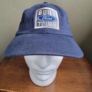 Built Ford‎ Tough Logo Blue Adjustable Strapback Hat Cap Headmost